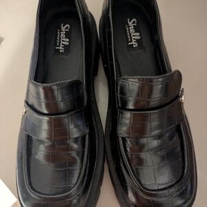 Shellys London Glossy Black Loafers